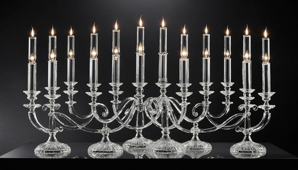 L'art déco revisité avec les candélabres en cristal